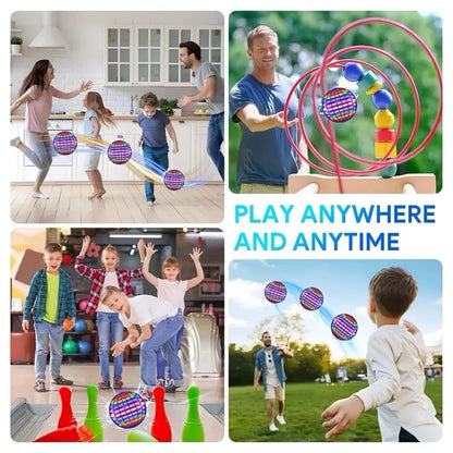 Flying Ball Toy 2025 Hand Controlled Boomerang Hover Ball Toys Fidget Flying Spinner with Magic Lights