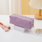 1pc Pencil Case Solid Color Pencil Case School Supplies Large Capacity Pencil Case Stationery Bag Pencil Case School Pencil Case