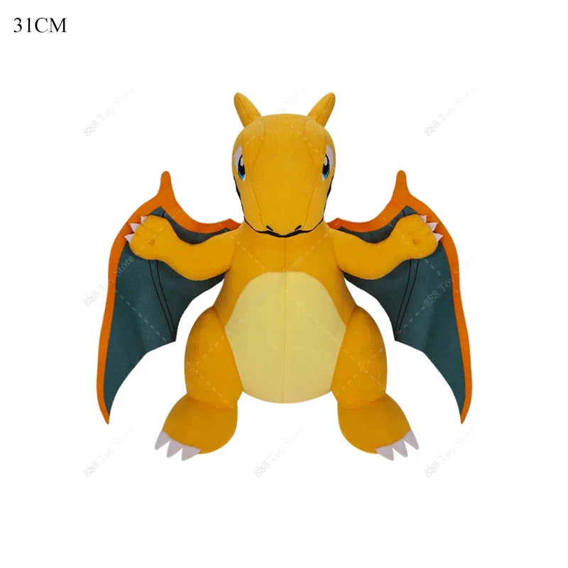 Pokemon Plush Shiny Gyarados Charizard Mega Rayquaza Hisuian Zorua Ho-Oh Lucario Butterfree Anime Stuffed Peluche Kids Xmas Gift