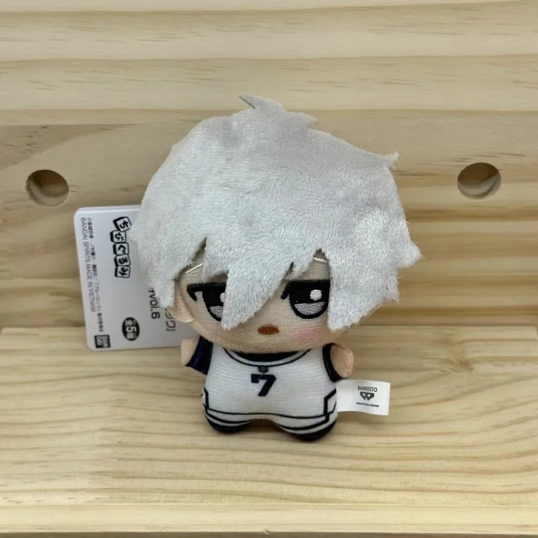 Mini BLUE LOCK Plush Stuffed Doll Seishiro Nagi Isagi Yoichi Chigiri Bachira Meguru Doll Pendant Keychain Toy For Gifton Birthda