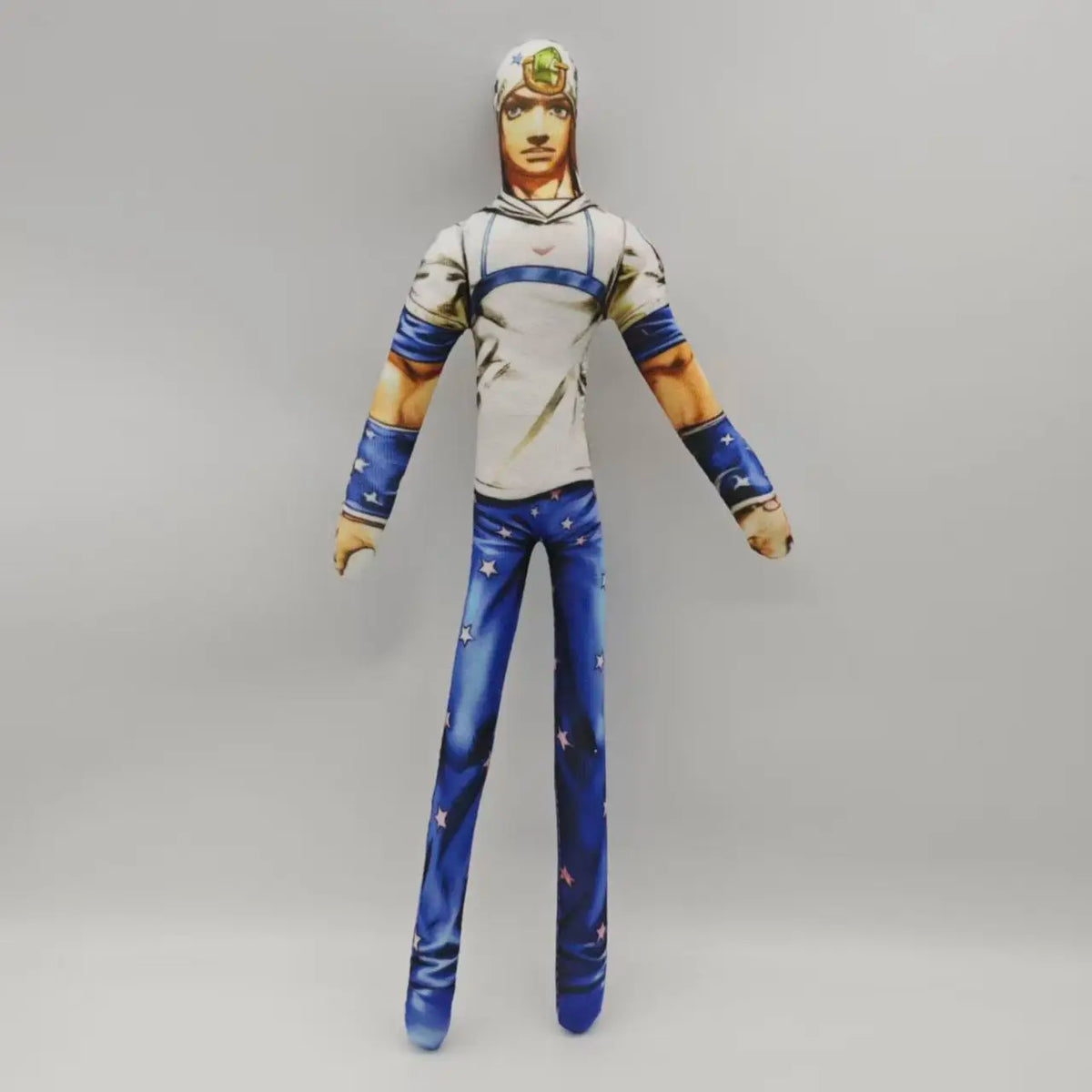 28cmJoJo Jotaro Kujo Joseph Joestar Gyro Zeppeli Johnny Joestar Stuffed Doll Abstract Wire Skeleton Cosplay Fans Collection Gift