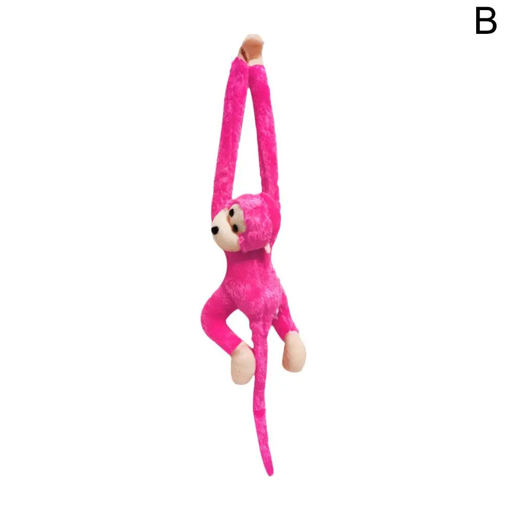 Plush Monkey Toy Stuffed Animal Cute Long Arm Tail Monkey Plush Toy Long Hands Monkey Mascot Room Curtain Decor Kids Toys