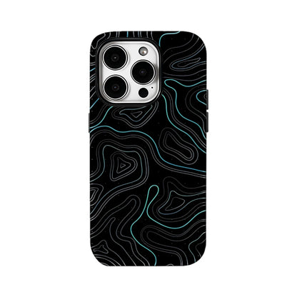 Neon Contours IPhone17 Must-Haves Phone Case for IPhone 17 16 15 14 13 12 Pro Max Plus Double-layer Back Cover INS