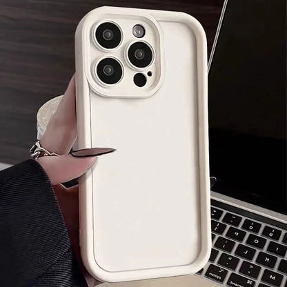 Candy Color Soft TPU Case For iPhone 18 17 17e 16 14 15 Pro Plus 13 12 11 Pro Max 16e Shockproof Silicone Phone Cover Fundas