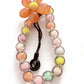 Phone Anti-lost Lanyard Key Short Wrist Pendant Colorful Macaron Round Bead Pendant Women's Hand-held Chain Mobile Phone Lanyard