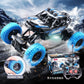 Remote Control Car with Colorful Flashing Lights, Rubber Wheels, Off-Road Toy Car Suitable for Children's Gifts
