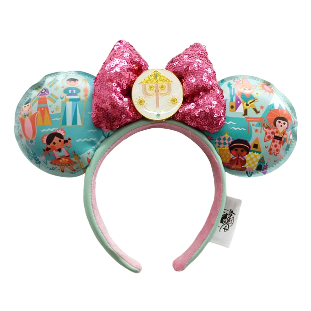 New Halloween Mickey Minnie Mouse Ears Headband Holiday Party Cosplay Hairband EARS COSTUME Plush Adult/Kids Headband Gift
