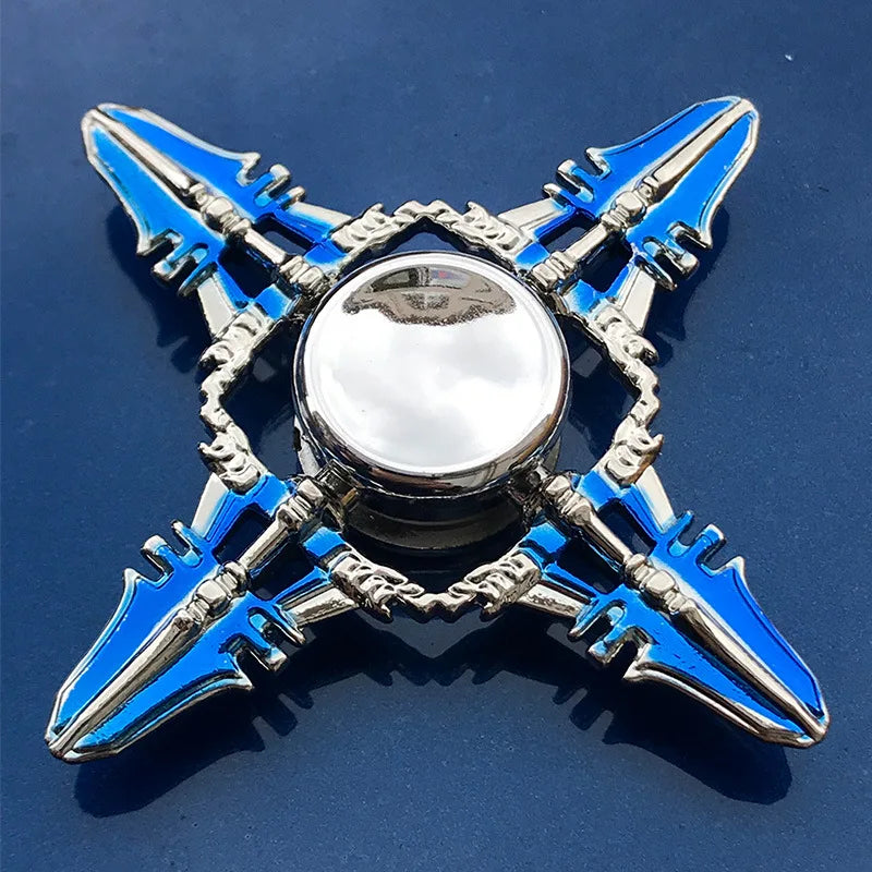 Colorful Figdet Spinner Zinc Alloy Smooth Bearings Anime Game Hand Spinner Stress Relief Fingertip Gyro Toys For Adult Gifts