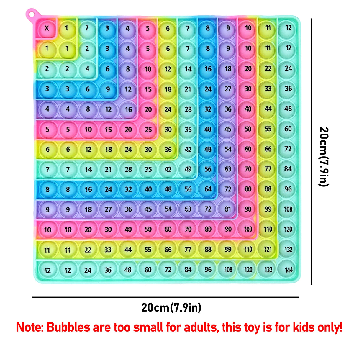 Multiplication Practice Math Games, 12x12 Times Table Learning Activity Board Games, Mathematics Teaching Toys Stationery Gifts