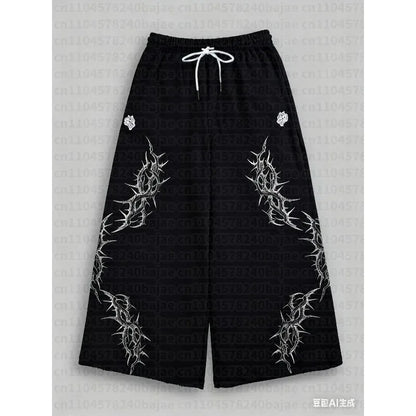 2026 Gothic Punk Vintage Fashionable Breathable Quick Drying Pants Sports and Fitness Pants 3D Printed Sportswear Adult Kids