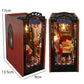DIY Book Nook Kit Miniature Doll House With Furniture 3D Puzzle Model Building Wooden Bookshelf Bookend Toy Adults Birthday Gift
