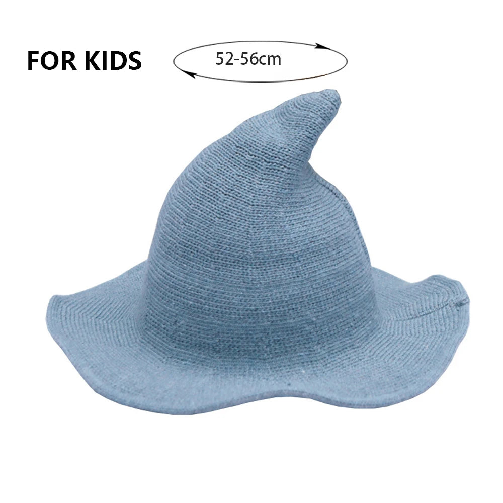 New Modern Knit Wool Wizard Hat Cap For Halloween Party Costume Halloween Witch Hat Festival Party Hat Halloween Party Hat 2023