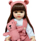 Lifelike Reborn Dolls Realistic Full Silicone Baby Bebe Vinyl 50CM Newborn Girl Doll Princess Toddler Toy Gift