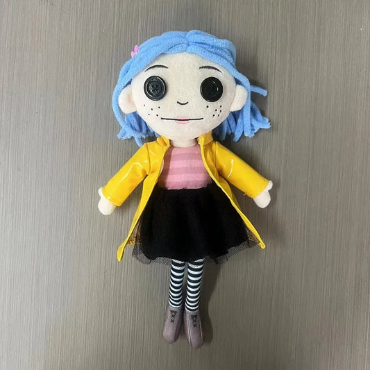 New Coraline Plush Stuff Cartoon Figure Kawaii Doll Soft Pillow Ugly Kids Cute Collectible Dolls Decoration Toys Birthday Gifts