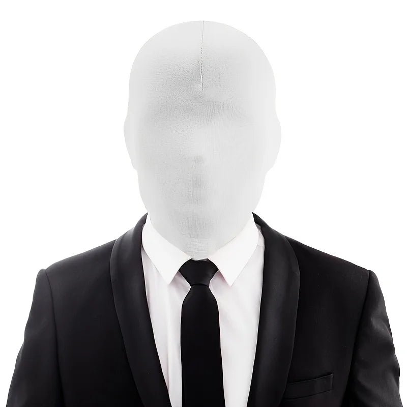 Unisex full face spandex mask, Halloween mask costume character dark cosplay masquerade party social phobia privacy protection