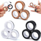 3PCS Magnetic Ring Fidget Toys Set ADHD Anxiety Magnetic Finger Spinner Pack for Teens Adults and Kids Magnet Stress Relief Toy