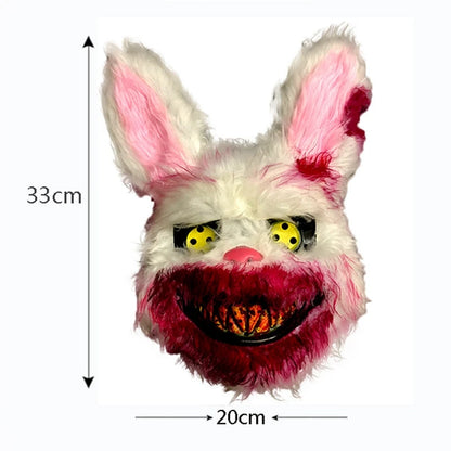 Halloween Cosplay Face Mask Fancy Party Stage Make-up Scary Bear Rabbit Cartoon Head Cover Carnival Costume Prop Masquerade Mask