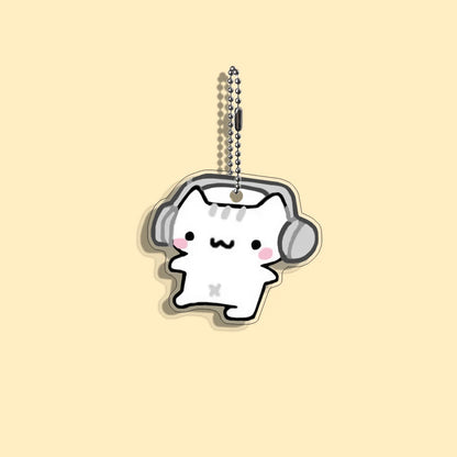 Funny Cat Character Keychain Student Gift Bag Women's Bag Cute Things Gift For Best Friends Wholesale Gifts Kitty