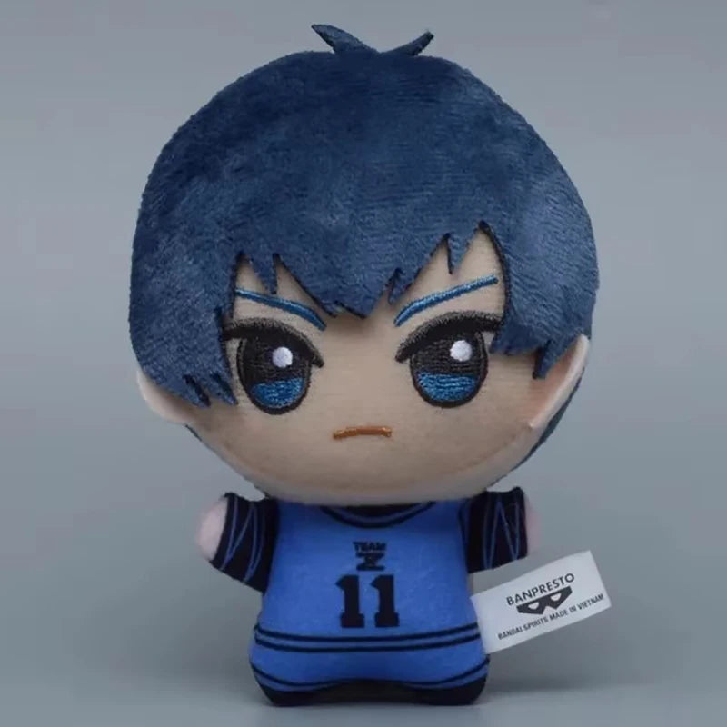 10cm Blue Lock Plush Toy Keychain Seishiro Nagi Isagi Yoichi Chigiri Bachira Meguru Charm Anime Peripheral Cute Stuffed Doll Bi