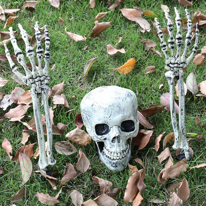In Stock Halloween Ghost Head Decorations White Gauze Props Ornaments Spooky Haunted House Prank Novelty Toys Birthday Gift