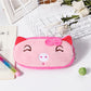 1 PCS 20CM Kawaii Cartoon Animals Plush Pouch Pencil Case Bag Key Chain Coin Purse Wallet Case Pouch Bag School Supplies Gift