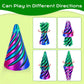 3D Printed Spiral Cone Fidget Toy Impossible Passthrough Pyramid Pillar Vortex Helix Gourd Cylinder Illusion Stress Relief