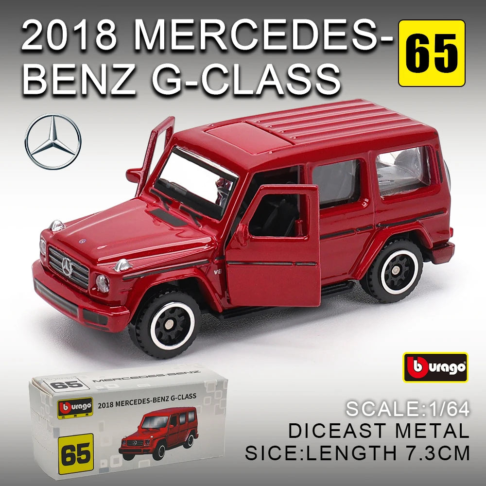Bburago 1:64 golf Porsche 911 Shelby Raventon Mustang Lamborghini Collection Series Car Die Casting Model Gift Toy