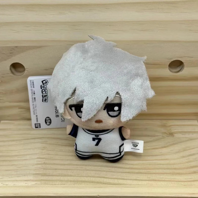 10cm Blue Lock Plush Toy Keychain Seishiro Nagi Isagi Yoichi Chigiri Bachira Meguru Charm Anime Peripheral Cute Stuffed Doll Bi