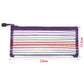 Simplicity Solid Color Pen Bag Zipper Design Large Capacity Pencil Case Portable Stationery Organizer Student Back to school