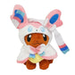 Pokemon 8" Eevee Poncho Umbreon Espeon Jolteon Vaporeon Sylveon Flareon Plush Doll Stuffed Toys