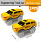 Children Electric Magical Flexible Track Toy Car Engineering Car Kids Educational Toys Train Toys for Children Birthday Gift