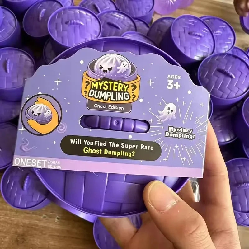 Halloween Ghost Dumpling 5.5-8.5CM Soft Sticky Slow Rebound Fidget Toy Anxiety Relief Mystery Blind Box Collectible Gift
