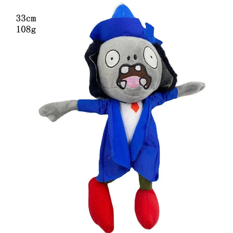 1pcs 30cm Plants VS Zombies Plush Toys PVZ Zombies Gargantuar Hats Pirate Zombies Plush Soft Stuffed Toys for Children Kids Gift