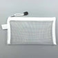 Transparent Mesh Pencil Case Large Capacity Storage Bag Nylon Zip Pencil Bag Office School Supplies office supplies
