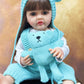 Lifelike Reborn Dolls Realistic Full Silicone Baby Bebe Vinyl 50CM Newborn Girl Doll Princess Toddler Toy Gift
