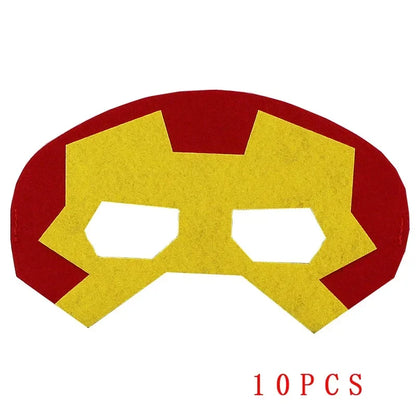 32/28/10 Pcs/Lot Halloween Superhero Masks Christmas Birthday Party Dress Up Costume Cosplay Mask For Kids Children Favor