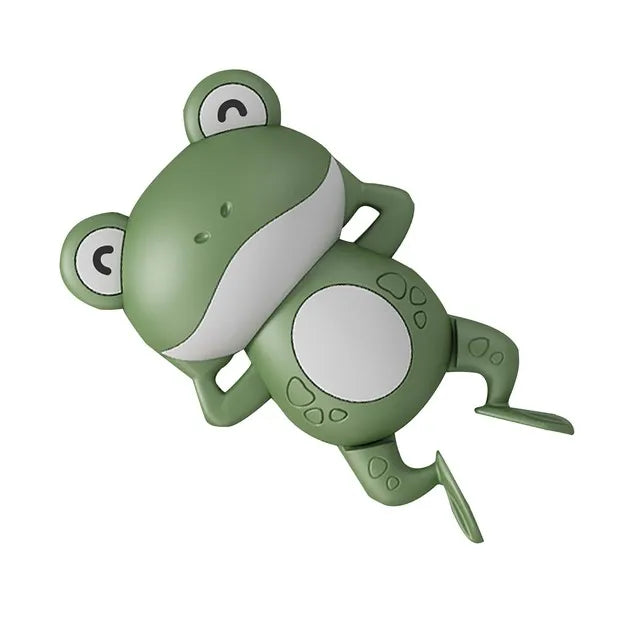 1PCS New Cute Baby Bath Toys For Children New Baby Bath Swimming Bath Toy Cute Frogs Clockwork Bath Toy infantil