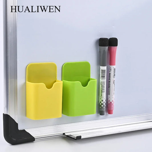 1PC Pen Box Teaching Whiteboard Magnetic Storage Pencil Box Chalk Box Board Eraser Box Magnetic Suction Hanging Plastic Box