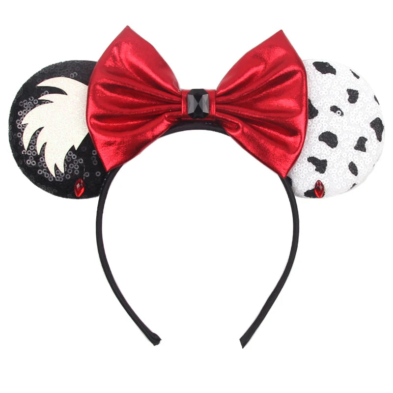 2026 Latest Halloween Cobweb Ears Headband Women Festival DIY Mouse Hairband Kids Party Villains Cosplay DIY Hair Accessories