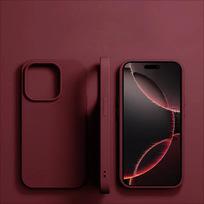 Original Liquid Silicone Phone Case For APPLE iPhone 11 13 12 14 15 16 Pro Max Plus 16E Cases Shockproof Protective Back Cover