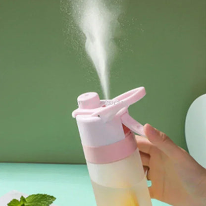 700ml Water Bottle for Girls Outdoor Sport Fitness Water Cup Large Capacity Spray Bottle BPA Free Drinkware Travel Bottles