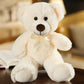 Teddy Bear Stuffed Animal Plushie, Light Brown Stuffed Teddy Bear Toys, Soft Plushies Gift for Baby Shower, Room Decorations