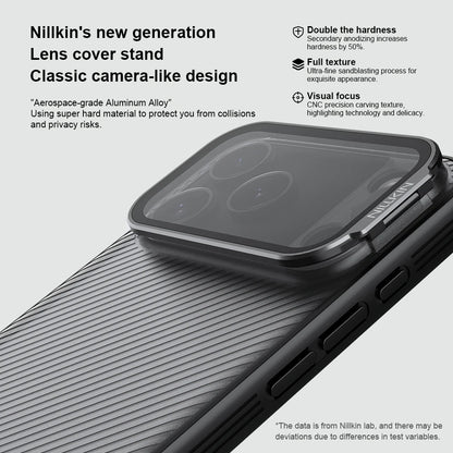 Nillkin for iPhone 18 17 Pro Max / 17 Pro Case CamShield Prop Camera Cover Transparent Stand Protection Back Cover Phone Case