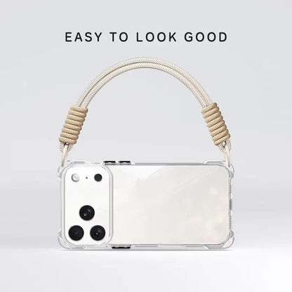 Crossbody Phone Case with Lanyard For iPhone 17Air 16 Pro Max 15 14 18 Pro Max  чехол на айфо Necklace Strap Cord Soft Cover