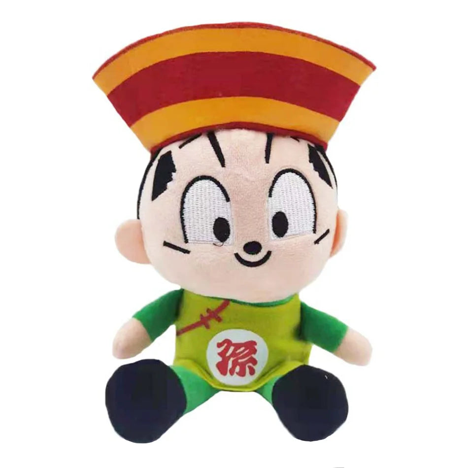 20cm Dragon Ball Japan Anime Plush Toys Super Saiyan Goku Vegeta Picollo Trunks Gohan Cartoon Figure Stuffed Dolls Child Gifts