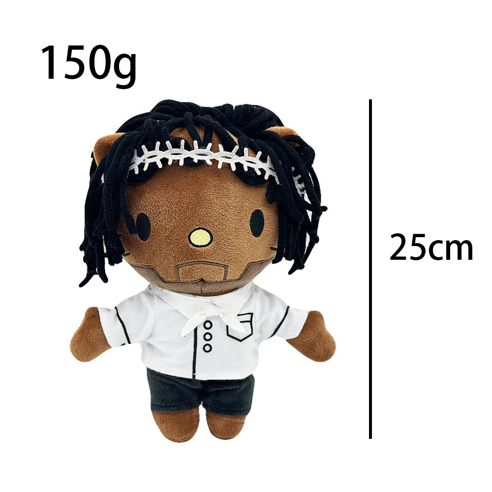 Multiple Styles Cute Cat Eminem XXXTentacion Frank Ocean Plush Toy Doll with Clothes Stuffed Soft Plush Toys Fans Collect Gift