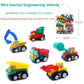 6/12Pcs Mini Inertial Pull Back Engineering Car Set Cartoon Toys Birthday Gift