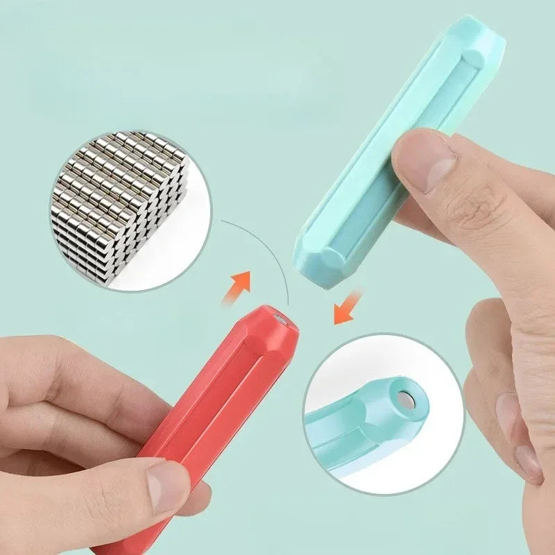 Assembled Magnetic Building Blocks Cube Set Early Education Toys Brain Development Puzzle for Baby  Creative Magnetic Rod Toy