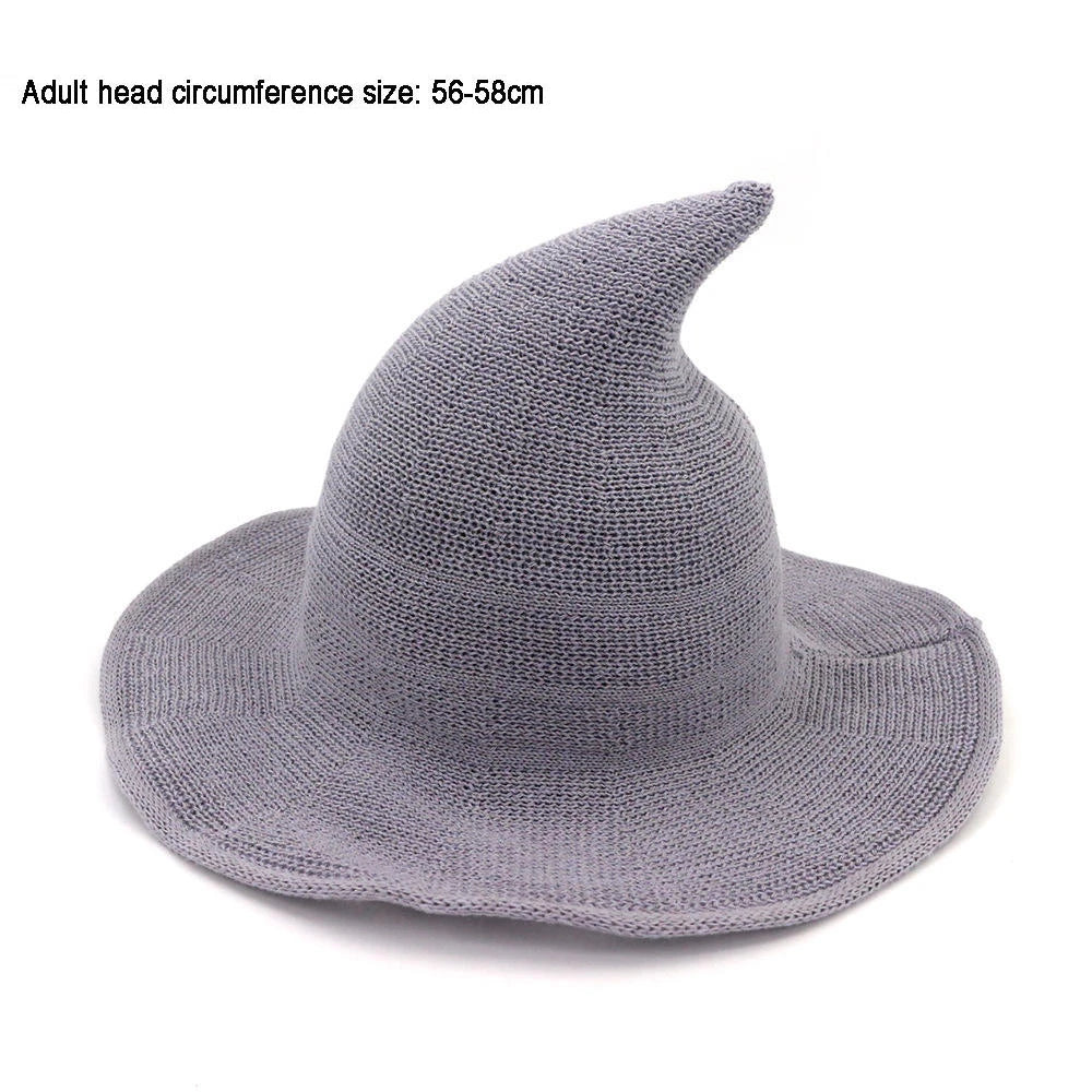 New Modern Knit Wool Wizard Hat Cap For Halloween Party Costume Halloween Witch Hat Festival Party Hat Halloween Party Hat 2023