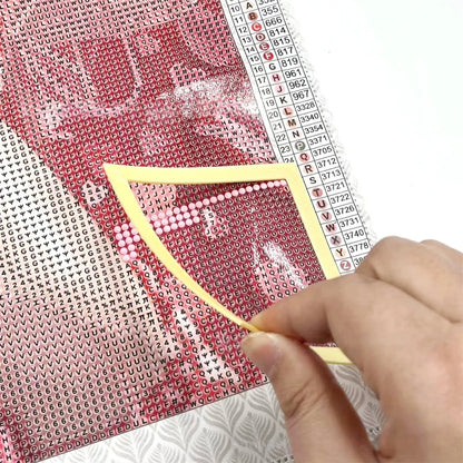 2Pcs Diamond Painting Positioning Rulers in Random Colors - Reusable Multi-Specification Grid Alignment Frames, DIY Diamond Art Crafts Precise Drilling Spacing Guide Tool
